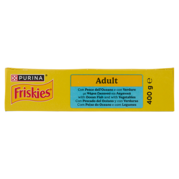 PURINA FRISKIES Adult Pesce dell'Oceano e con Verdure 400g