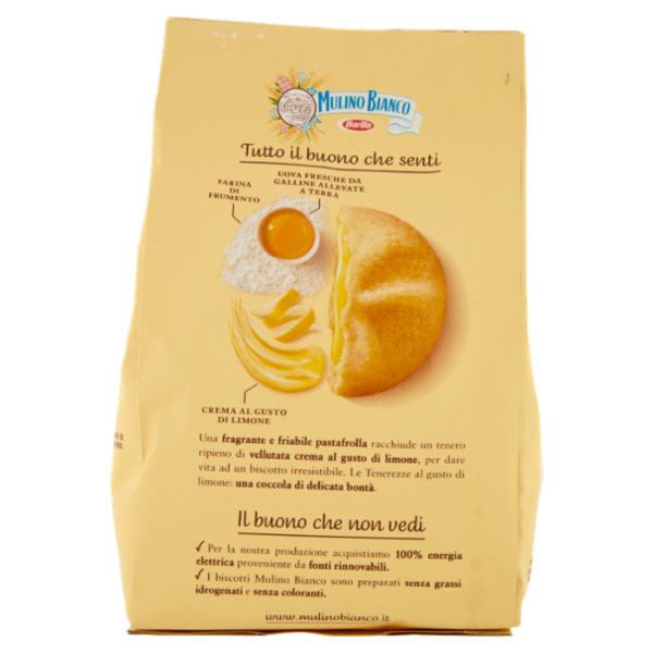 Mulino Bianco Tenerezze Biscotti con Crema al Gusto di Limone 200g