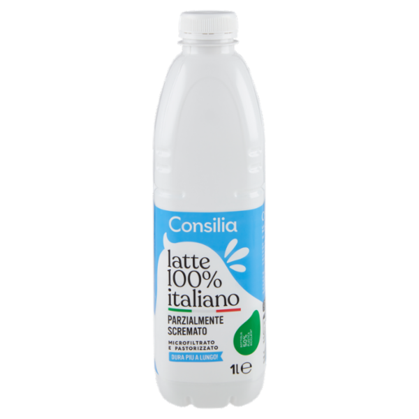 Consilia Latte Microfiltrato Parzialmente Scremato 100% Italiano 1 L