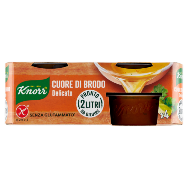 Knorr Cuore di Brodo Delicato 4 x 28 g