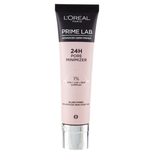 L'Oréal Paris Prime Lab, Primer Minimizzatore di Pori 24H Pore Minimizer, Trucco Più a Lungo, 30 ml