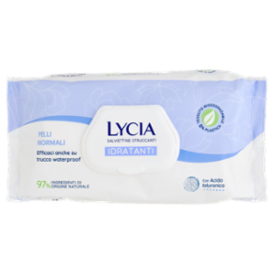 Lycia Salviettine Struccanti Idratanti Pelli Normali 60 Pz