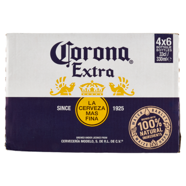 CORONA Extra Birra lager messicana bottiglia 4x6x33 cl