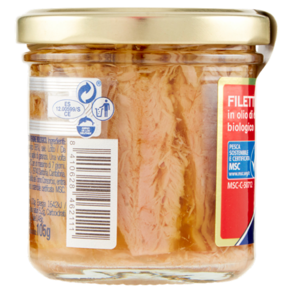 Consorcio Filetti di Tonno in olio di oliva extra vergine biologico 150 g