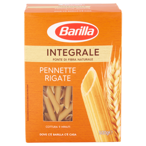 Barilla Pasta Integrale Penne Rigate 100% grano italiano 500 g