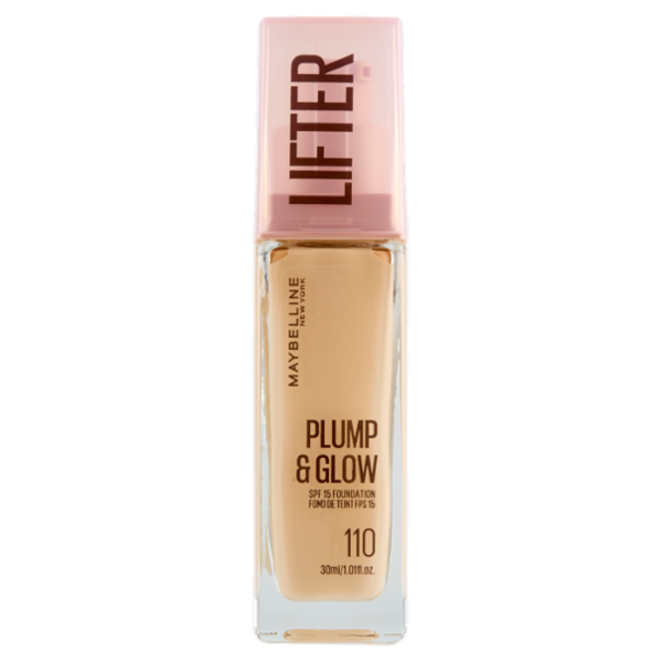 Maybelline New York Lifter Plump & Glow Fondotinta 110 30 ml