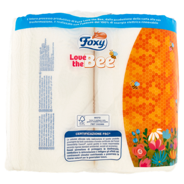 Foxy Love the Bee asciugatutto 6 pz