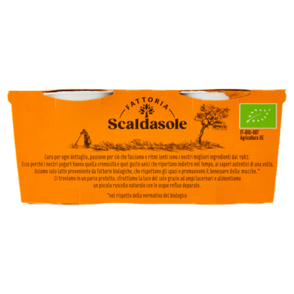 Fattoria Scaldasole Bianco Magro yogurt biologico 2 x 115 g