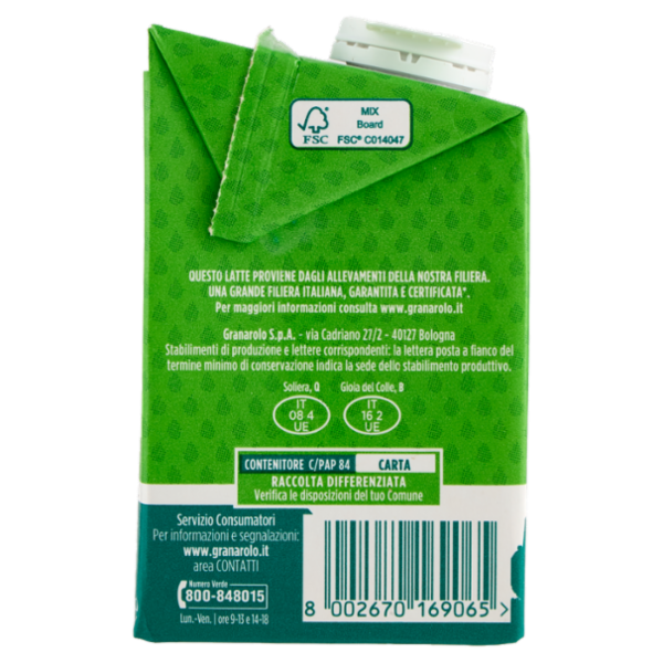 Granarolo Senza Grassi UHT a Lunga Conservazione 500 ml