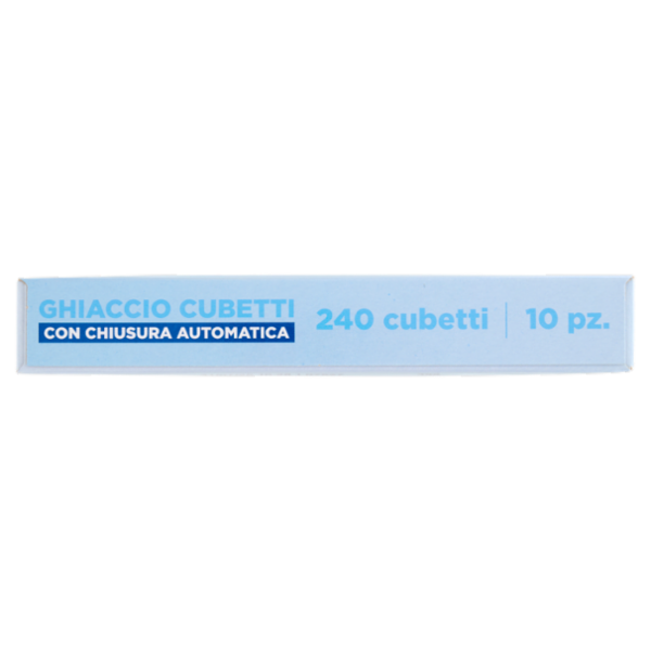 virosac Ghiaccio Cubetti con Chiusura Automatica 240 cubetti 10 pz