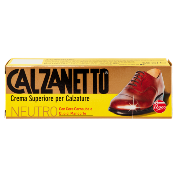 Ebano Crema superiore per calzature neutro 50 ml
