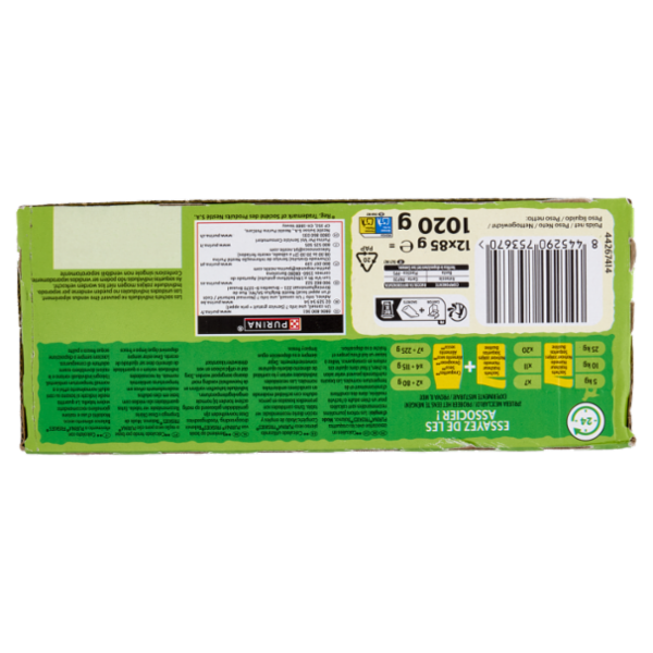 PURINA FRISKIES In Gelatina Con Manzo e Carote, Pollo e Piselli, Agnello e Fagiolini 12 x 85 g