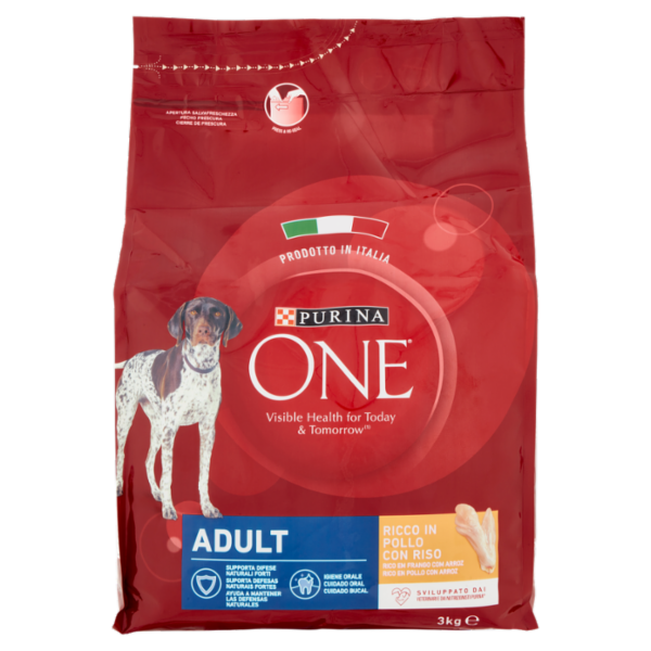 PURINA ONE Adult Ricco in Pollo con Riso 3 kg