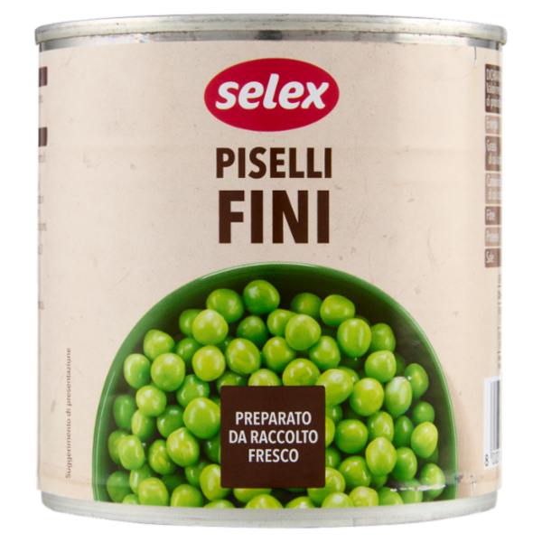 Selex Piselli Fini Lessati 410 g