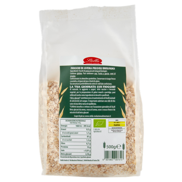 Stella Fiocchi di Avena Integrali Mignon Bio 500 g
