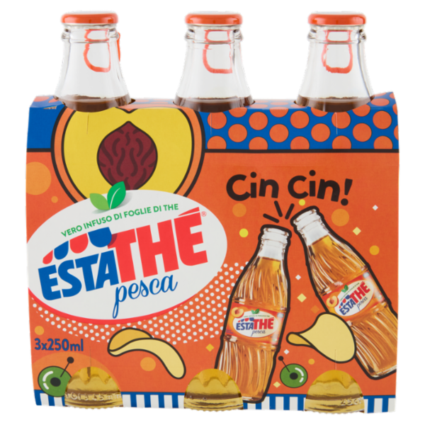Estathé pesca 3 x 250 ml