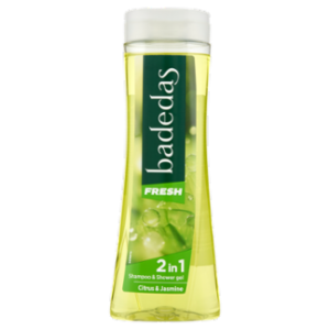 Badedas Fresh 2 In 1 Shampoo & Shower Gel Citrus & Jasmine 600 Ml