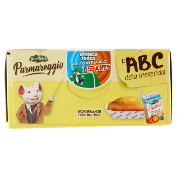 Parmareggio l'ABC della merenda con Plumcake