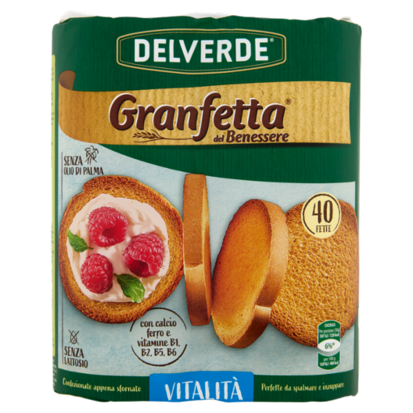 Delverde Granfetta del Benessere Vitalità 40 Fette 300 g