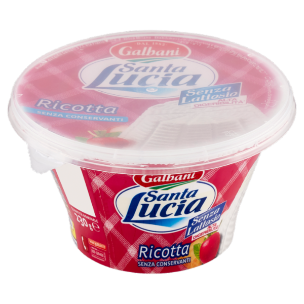Galbani Santa Lucia Ricotta Senza Lattosio 230 g
