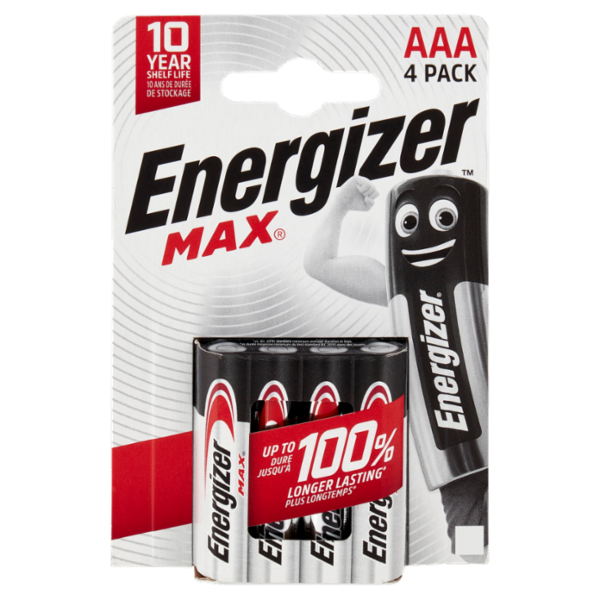 Energizer Max AAA 4 pz