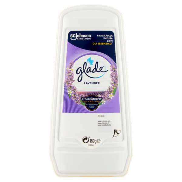 Glade Assorbiodori, Profumatore per la Casa e Armadi, Fragranza Lavanda 150g