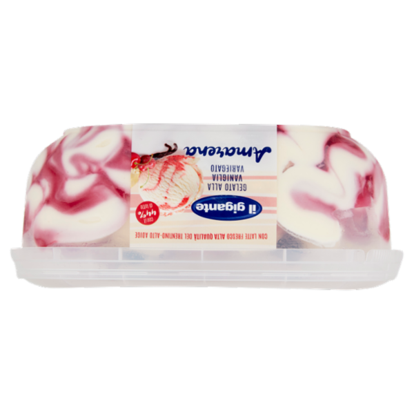 IL GIGANTE Gelato alla Vaniglia Variegato Amarena 500 g