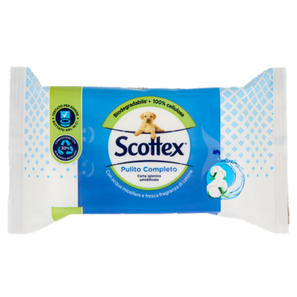 Scottex Pulito Completo Carta igienica umidificata 42 pz