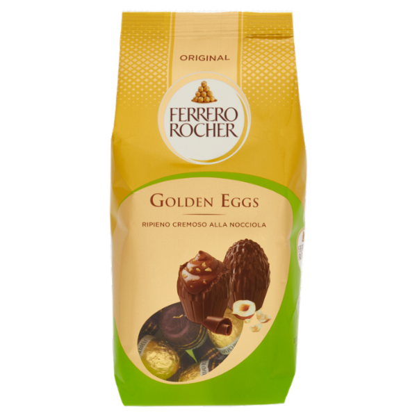 Ferrero Rocher Original Golden Eggs Ripieno Cremoso alla Nocciola 126 g