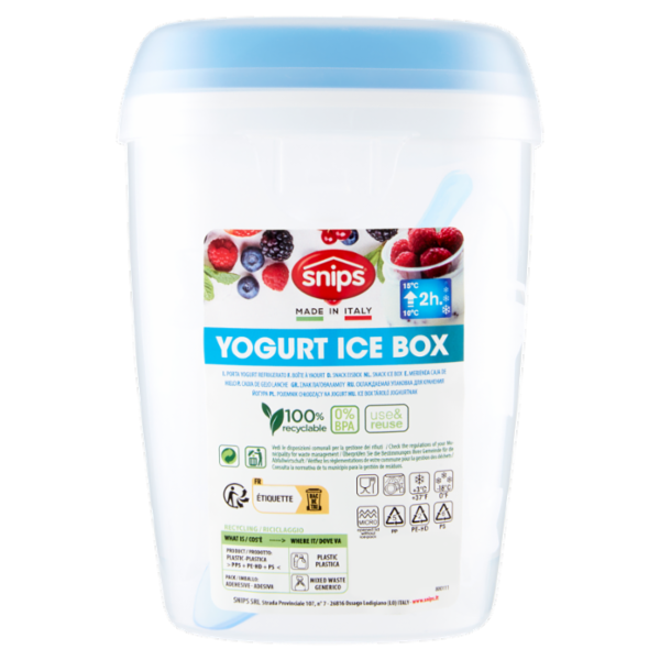 snips Yogurt Ice Box