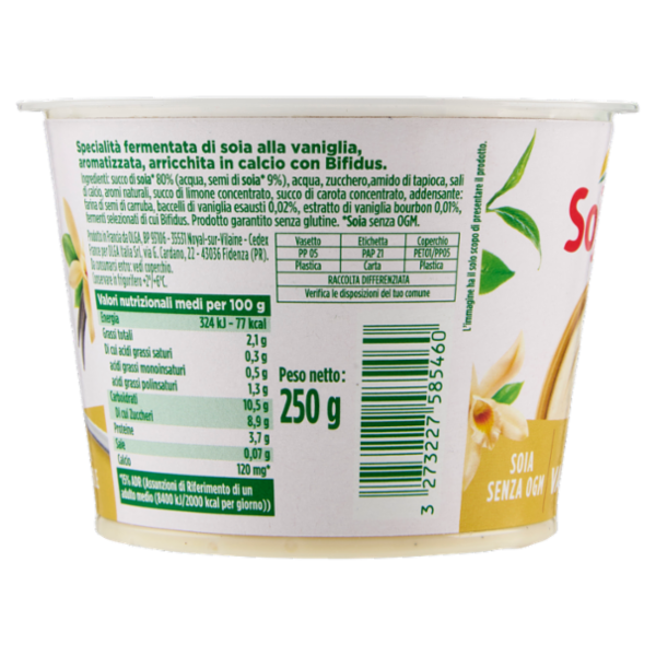 Sojasun Bifidus Vaniglia 250 g