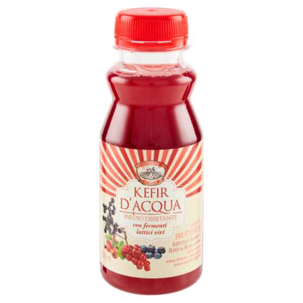 Podere Cittadella Kefir d'Acqua Infuso Frutti Rossi Mirtillo, Sambuco, Ribes & Rosa Canina 250 ml