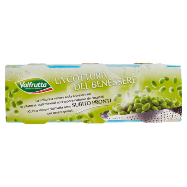 Valfrutta Cotti a Vapore Soia Edamame Italiana 3 x 140 g