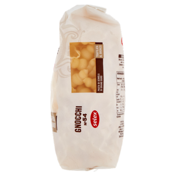 Selex Pasta di Semola Trafilata al Bronzo Gnocchi 500 g