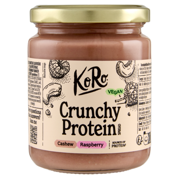KoRo Crunchy Protein Spread Cashew Raspberry 200 g