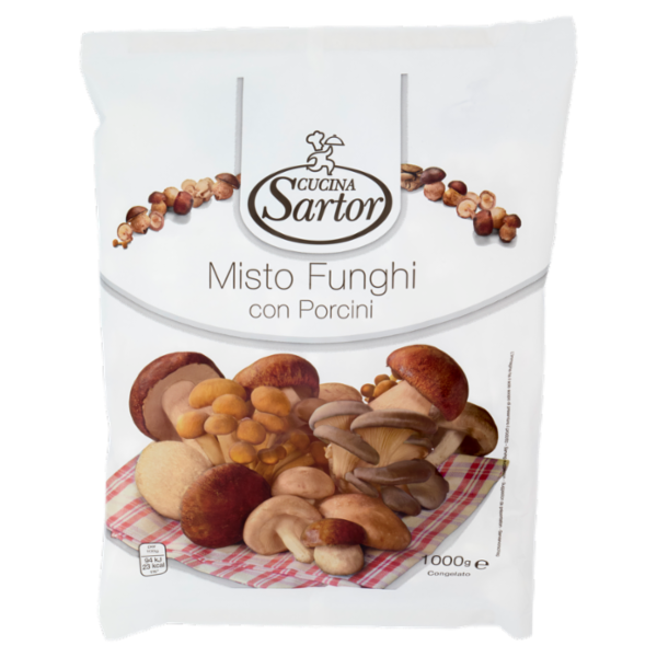 Cucina Sartor Misto Funghi con Porcini Congelato 1000 g