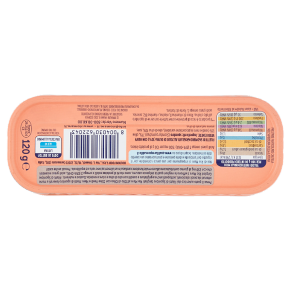 Rio mare Filetti di Sgombro all'Olio di Oliva con Olive Verdi e Nere Grigliati* 120 g