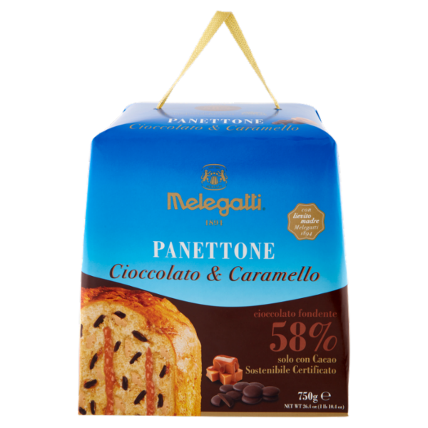 Melegatti 1894 Panettone Cioccolato & Caramello 750 g