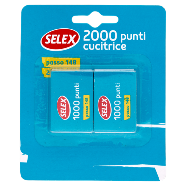 Selex Punti Cucitrice Tipo 148 1000 Punti 2 pezzi