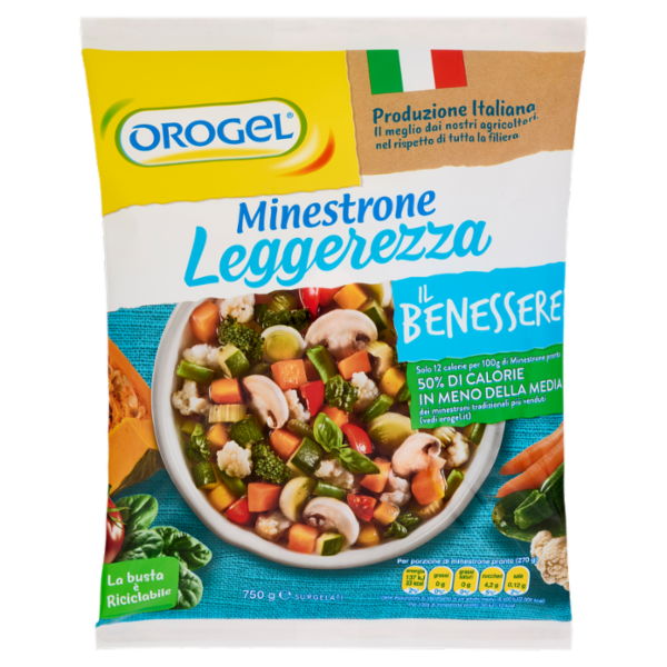 Orogel Il Benessere Minestrone Leggerezza Surgelati 750 g