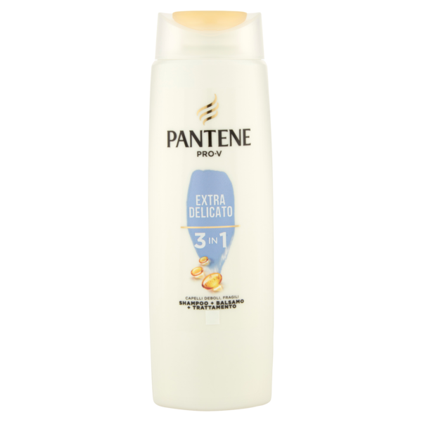 Pantene Shampoo+Balsamo+Trattamento 3in1 Extra Delicato 225 ml