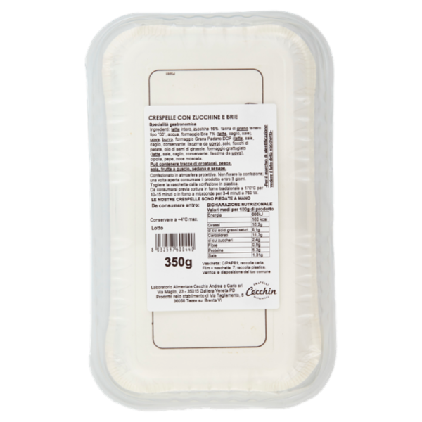 Cecchin la Crespella Zucchine e Brie 350 g