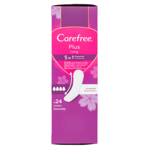 Carefree Plus Long Salvaslip 24 pz