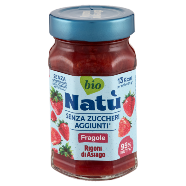 Rigoni di Asiago Natù Senza Zuccheri Aggiunti° Fragole bio 240 g