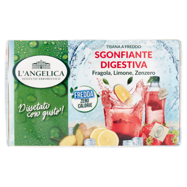L'Angelica Tisana a Freddo Sgonfiante Digestiva 18 Filtri 39.6 g
