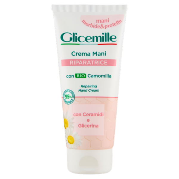 Glicemille Crema Mani Riparatrice con Bio Camomilla 100 mL