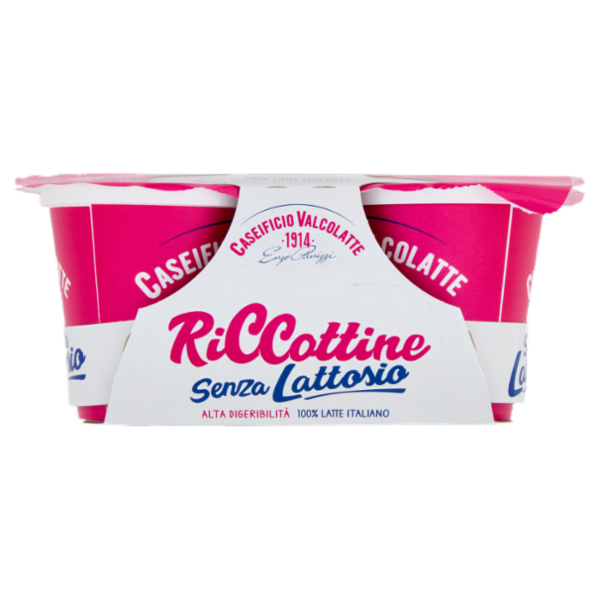 Caseificio Valcolatte Riccottine Senza Lattosio 2 x 90 g