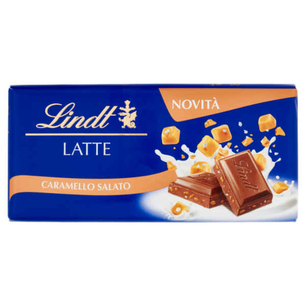 Lindt tavoletta latte caramello salato 100g