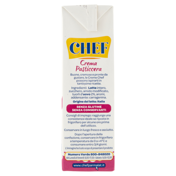 Chef Crema Pasticcera 530 g