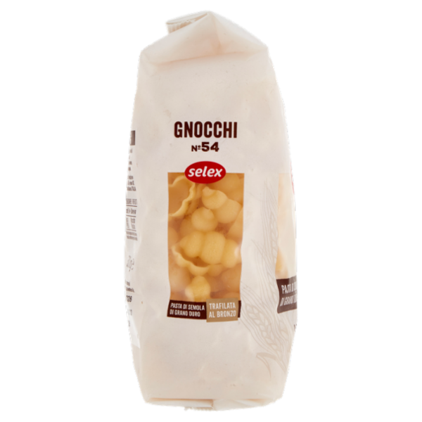 Selex Pasta di Semola Trafilata al Bronzo Gnocchi 500 g